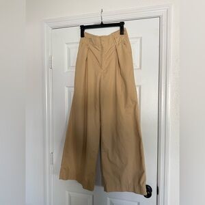 Abercrombie & Fitch Wide-Leg Chinos in Tan